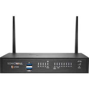 SonicWall TZ270W - Threat Edition - security appliance - Wi-Fi 5, Wi-Fi 5 - with 1 year TotalSecure