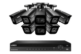 Lorex 4K (16 Camera Capable) 4TB Wired NVR System with Nocturnal 3 Smart IP Bullet Cameras with Listen-In Audio and 30FPS