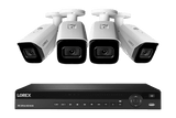 Lorex Nocturnal 3 4K 16-Channel 4TB NVR System with Smart IP Bullet Security Cameras with Listen-In Audio and 30FPS