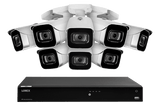 Lorex Fusion 4K 16-Channel 3TB Wired NVR System with IP Bullet Cameras