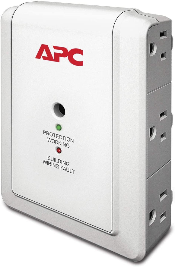 APC P6W 6 Outlets 1080 joule Surge Suppressor