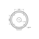 Alibi Vigilant Junction Box (with Circular Base) For Bullet Cameras