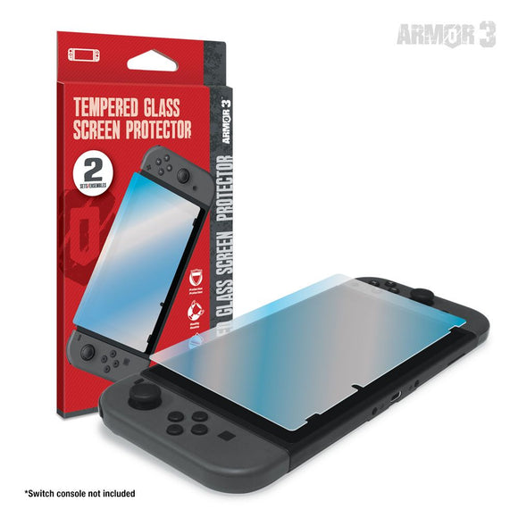 Armor3 Tempered Glass Screen Protector For Nintendo Switch (2 -Pack)