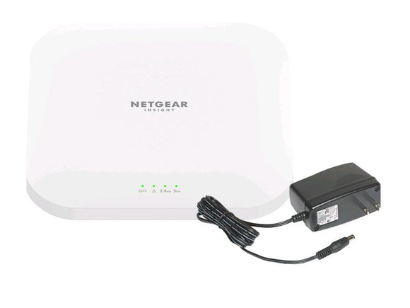 NETGEAR Insight Managed WiFi 6 AX3600 Dual Band Multi-Gig Access Point with Power Adapter - wireless access point