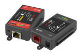 Single Port IP & PoE Cat5e Extender Set (400m/1300ft end-to-end converters)