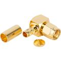 Amphenol RF RF Connector, SMA Right Angle Crimp Plug