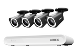 Lorex Connect V Series 4K 8-Channel Wired NVR System with V3 4K PoE Bullet Cameras - 1TB