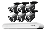 Lorex Connect V Series 4K 8-Channel Wired NVR System with V3 4K PoE Bullet Cameras - 1TB