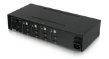 Universal 4-Port Dual View DisplayPort/HDMI Secure KVM Switch Kit w/Audio.