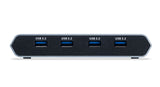 Access Pro+ 2-Port 4K USB-C Desktop KVM with DisplayPort output and USB peripheral (TAA).