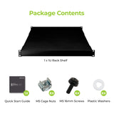 Adjustable Depth Heavy Duty Fixed Rack Shelf.