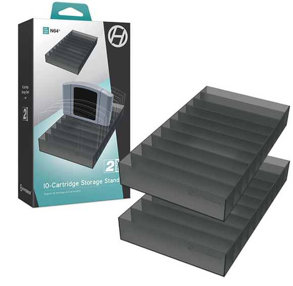 Hyperkin 10-Cartridge Storage Stand (2 Pack) For: N64®