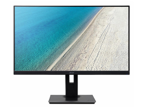 ACER B227Q Hbmiprzx 22Inch 1920x1080 display, VA, 3000 1 native contrast ratio, HDMI 1.4, DisplayPort 1.2, USB Hub 3.2, VGA, 250 cdm2 brightness, 4ms gray to gray response time, 100Hz refresh rate, EPEAT Silver, TCO Certified