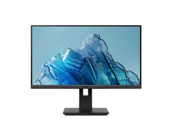 ACER B247Y Gbmiprx 24Inch 1920x1080 IPS display, No webcam, 2 x 2.0W integrated speakers, HDMI 1.4, DisplayPort 1.2, VGA, 250 cdm2 brightness, 4ms gtg response time, 120Hz refresh rate, EPEAT Gold, TCO Edge, Energy Star, Paper packaging