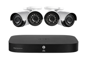 Lorex 1080p (8 Camera Capable) 1TB Wired DVR System with Analog Security Cameras