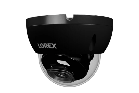 Lorex A4 - 2K (4MP) IP Wired IK10 Vandal Proof Dome Security Camera , Listen-In Audio, Smart Motion Detection