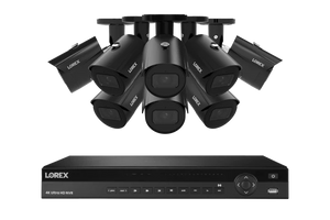 Lorex Elite Series 4K 16 Camera Capable 4TB Wired NVR System with 4MP (2K) A4 IP Bullet Cameras