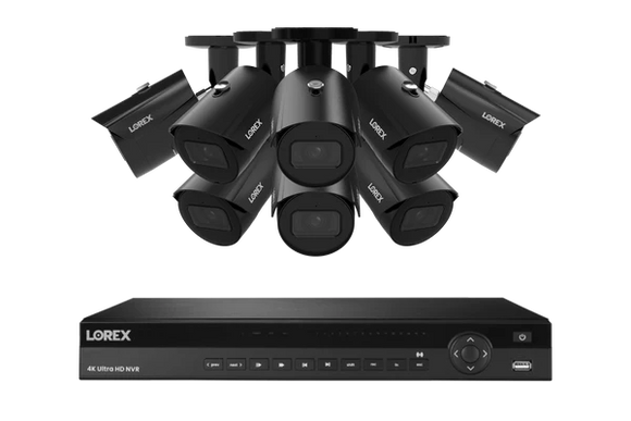 Lorex Elite Series 4K 16 Camera Capable 4TB Wired NVR System with 4MP (2K) A4 IP Bullet Cameras