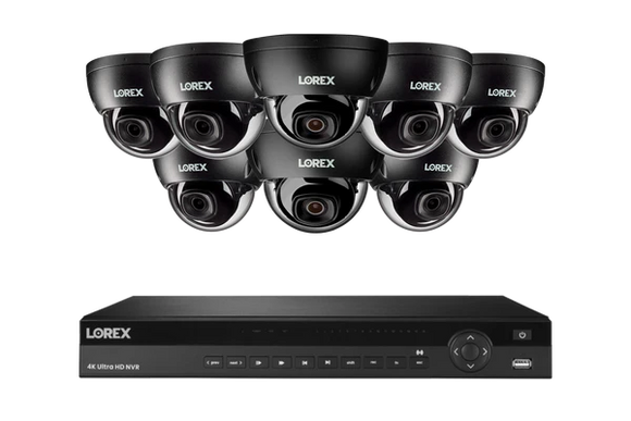 Lorex Elite Series 4K 16 Camera Capable 4TB Wired NVR System with 4MP (2K) A4 IP Dome Cameras