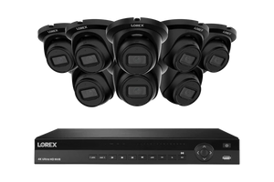 Lorex Elite Series 4K 16 Camera Capable 4TB Wired NVR System with 4MP (2K) A4 IP Turret Cameras