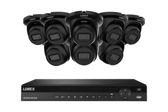 Lorex Elite Series 4K 16 Camera Capable 4TB Wired NVR System with 4MP (2K) A4 IP Turret Cameras