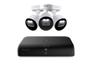 Lorex Fusion DVR with Analog Bullet Cameras - 4K 12-Channel 2TB Wired System