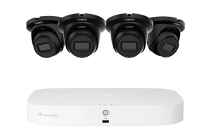 Lorex Fusion Series 4K 16 Camera Capable (8 Wired + 8 Fusion Wi-Fi) 2TB Wired NVR System with 4MP (2K) A4 IP Turret Cameras