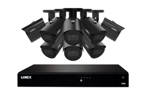 Lorex Fusion Series 4K 16 Camera Capable (Wired or Fusion Wi-Fi) 4TB Wired NVR System with A14 IP Bullet Cameras