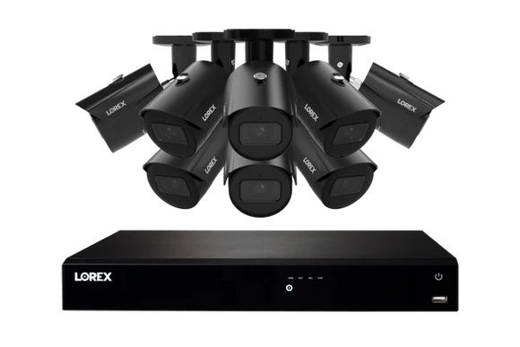 Lorex Fusion Series 4K 16 Camera Capable (Wired or Fusion Wi-Fi) 4TB Wired NVR System with A14 IP Bullet Cameras