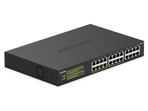 NETGEAR GS324P - switch - 24 ports - unmanaged - rack-mountable