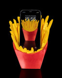 French Fry Box Phone Stand