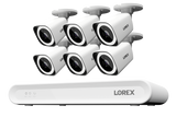 Lorex Connect V Series 4K 8-Channel Wired NVR System with V3 4K PoE Bullet Cameras - 1TB