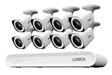 Lorex Connect V Series 4K 8-Channel Wired NVR System with V3 4K PoE Bullet Cameras - 1TB