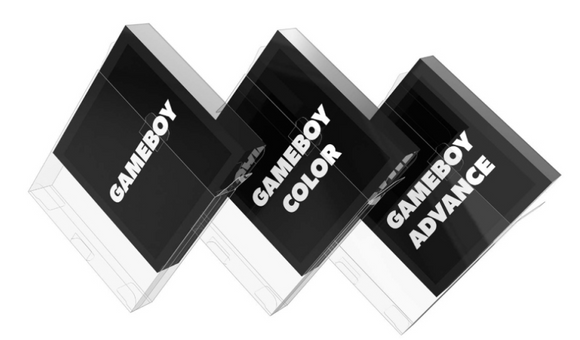 RepairBox Clear Game Box Protector and Display Case (10 Pk) For: GB Advance® / GB Color® / GB®