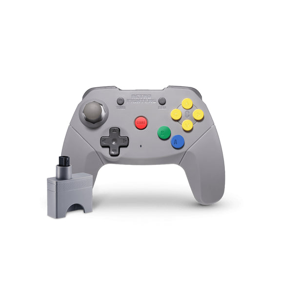 Retro Fighters Brawler64 Bluetooth 2.4 Ghz Controller For: N64®