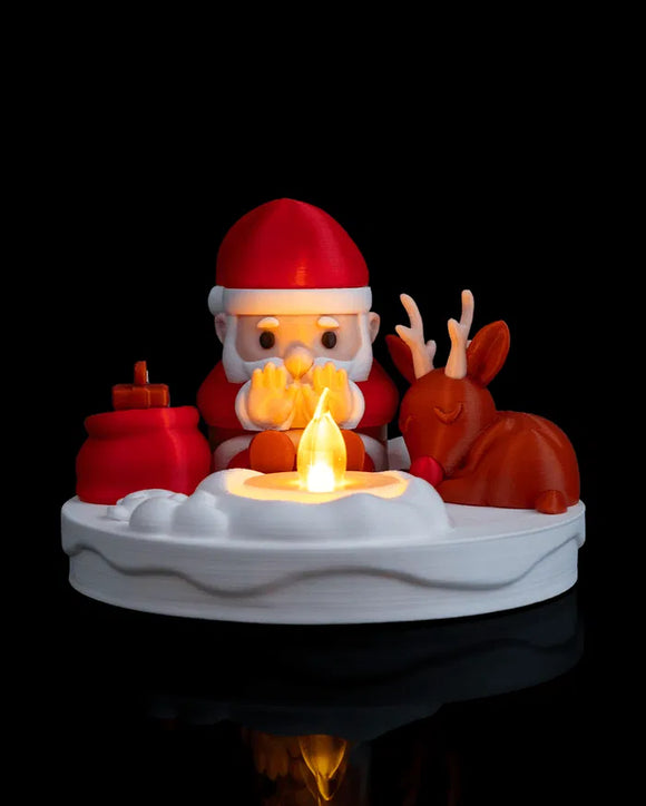 Santa’s Bonfire - Table Lamp