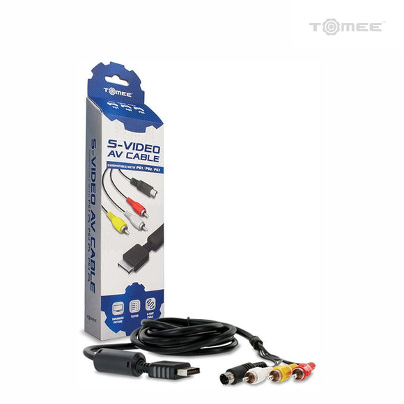 Tomee S-Video AV CableFor: PS3® / PS2® / PS1®