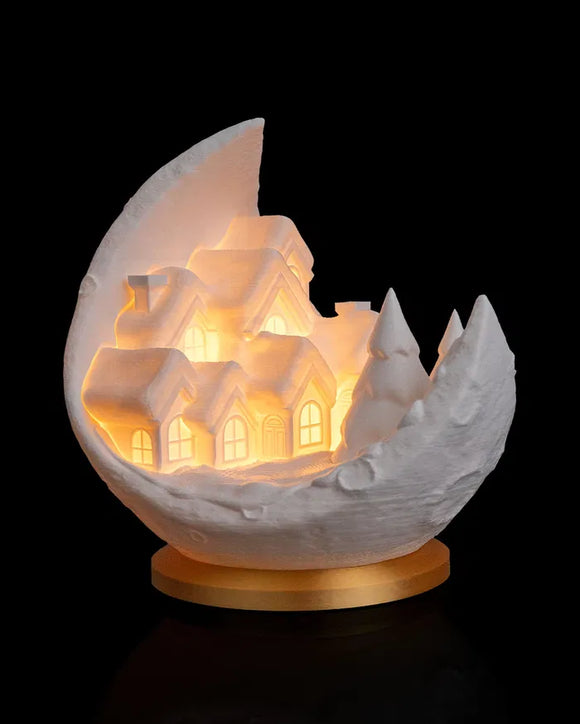 Village on the Moon - Table Lamp