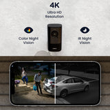 Lorex 4K Wireless Battery-Powered Spotlight Security Camera – Wi-Fi (Cloud-Enabled)
