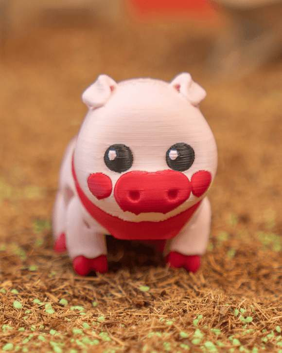 Willow the Pig Keychain