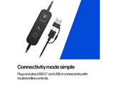 HP Poly Mission 625 Stereo USB Wired Headset