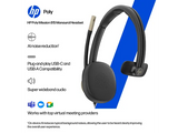 HP Poly Mission 815 Monaural USB Wired Headset