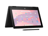 HP Fortis Flip G1m 11 inch Chromebook - Right rear facing
