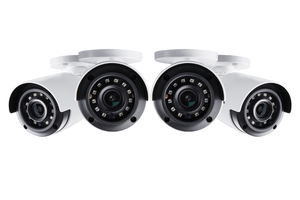 Lorex 4K Ultra HD Security Camera with Color Night Vision 4-Pack