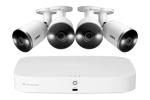 Lorex 4K NVR Security System with Smart Deterrence Cameras, Fusion Capabilities and Smart Motion Detection Plus