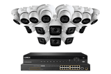 Lorex 32-Channel Smart 30 FPS 4K 8TB NVR System with 8 Nocturnal 3 Listen-in Audio Dome IP Cameras & 8 Motorized Varifocal IP Cameras