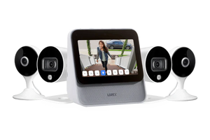 Lorex Smart Home Security Center with Two 1080p Outdoor and Two 2K Indoor Wi-Fi Security Cameras