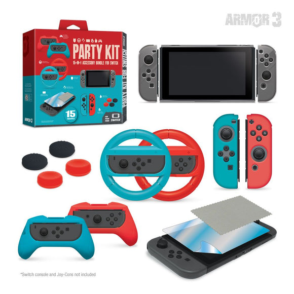 Armor3 Party Kit For Nintendo Switch