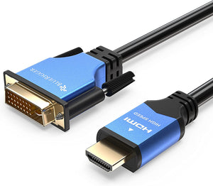 BlueRigger High Speed HDMI to DVI Adapter Cable (6.6 Feet/ 2 Meters)