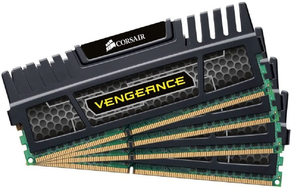 CORSAIR Vengeance 16GB (4 x 4GB) 240-Pin DDR3 SDRAM DDR3 1600 (PC3 12800) Desktop Memory Model CMZ16GX3M4A1600C9